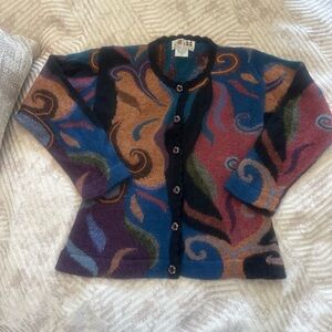 Multicolor Patterned Women's Sweater